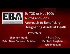 eba To TOD or Not TOD Pros and Cons Approach to Beneficiary Designating Assets at Death thumb